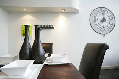Kempis and Railside commercial showroom interior design, Spokane — view 2