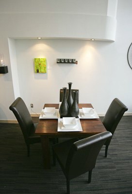 Kempis and Railside commercial showroom interior design, Spokane — view 3