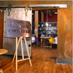 Gestalt Studio's warehouse design studio in downtown Spokane
